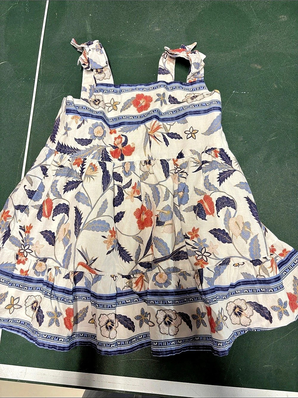 Janie and Jack Floral Dress Baby 12M Like New